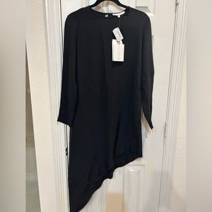 NWT Alexis Black Asymmetrical Tunic